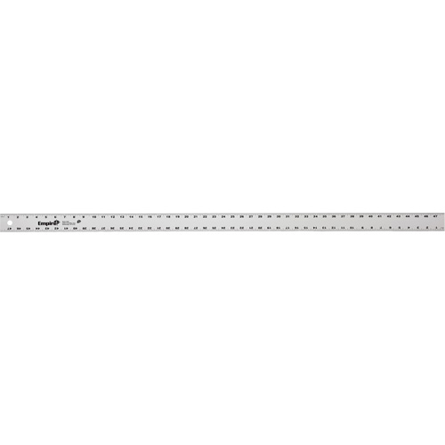 Heavy-Duty Straight Edge, 48" L, Aluminum, 1" Graduations D. Morneault & Fils