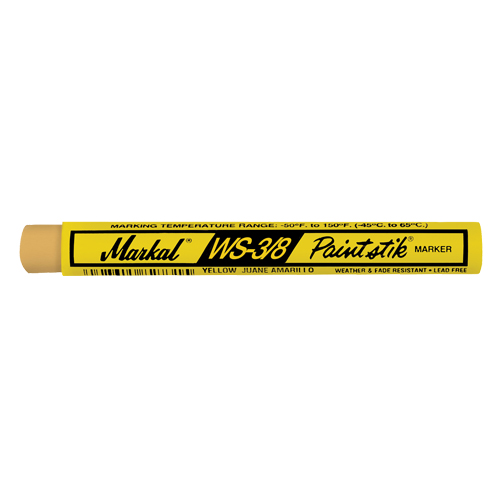 WS-3/8 Paintstik&reg; Paint Marker, Solid Stick, Yellow D. Morneault & Fils