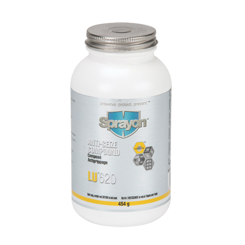 LU620 Anti-Seize Compound, 454 g, Brush Top Bottle, 2200°F (1204°C) Max. Temp D. Morneault & Fils