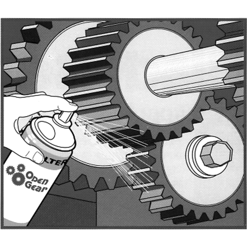 OPEN GEAR Lubricant, Aerosol Can D. Morneault & Fils