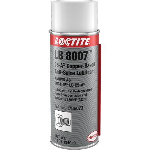 Antigrippant &agrave; base de cuivre LB 8007, 340 g, Canette a&eacute;rosol, 1800°F (982°C) Temp&eacute;rature max. D. Morneault & Fils