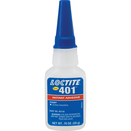 Prism 401 Instant Adhesive, Clear, Bottle, 20 g D. Morneault & Fils