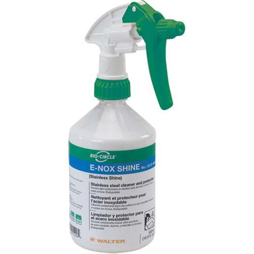 E-Nox Shine Stainless Steel Cleaner & Protector, 500 ml, Trigger Bottle D. Morneault & Fils