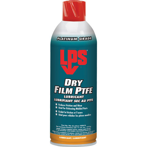 Dry Film PTFE Lubricant, Aerosol Can, 16 oz. D. Morneault & Fils