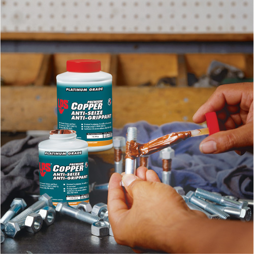 Copper Anti-Seize, 1 lbs., Bottle, 1800°F (982°C) Max Temp. D. Morneault & Fils