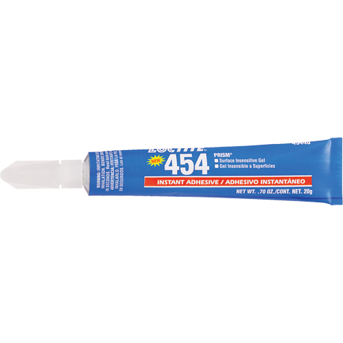 Gel adh&eacute;sif instantan&eacute; Prism 454, Transparent, Tube, 20 g D. Morneault & Fils