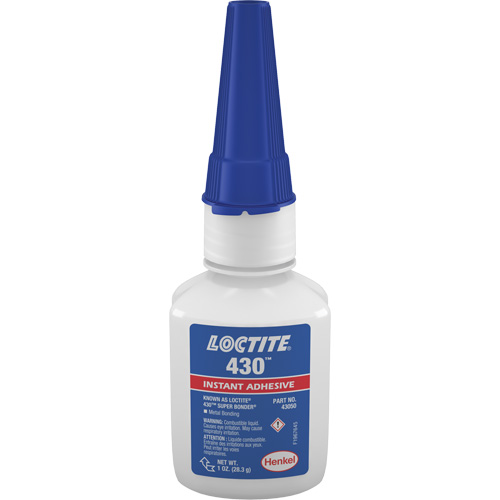 422 Super Bonder Adhesive, Clear, Bottle, 1 fl. oz. D. Morneault & Fils