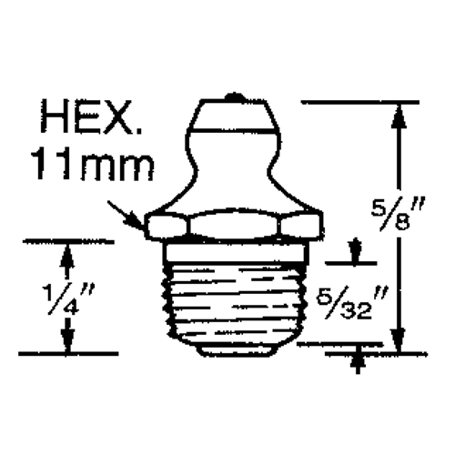 Raccord, Filetage de 10 mm D. Morneault & Fils