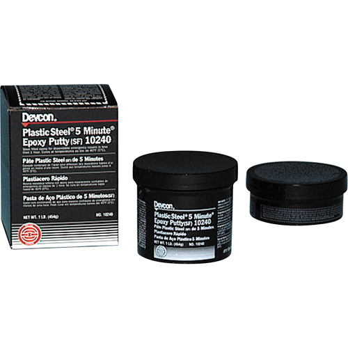 Plastic Steel&reg; 5 Minute&reg; Putty, 1 lb., Tub D. Morneault & Fils