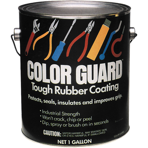 Rev&ecirc;tement de caoutchouc robuste Color Guard, Rouge, Gallon D. Morneault & Fils