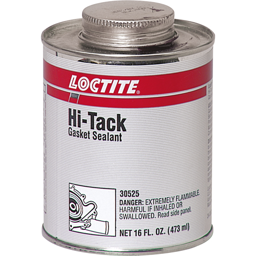 Hi-Tack Gasket Sealant, Brush Can, Red D. Morneault & Fils