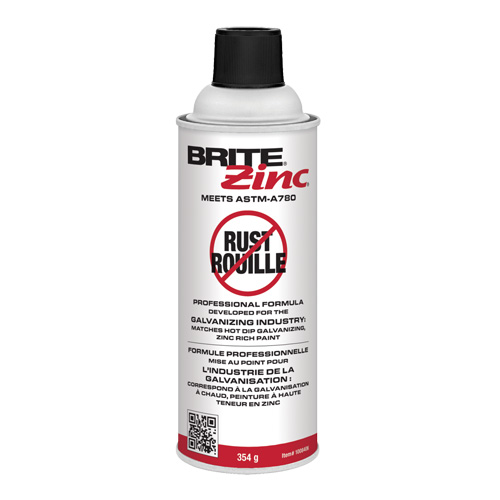 BRITE Zinc&reg; Corrosion Inhibitor, Aerosol Can D. Morneault & Fils