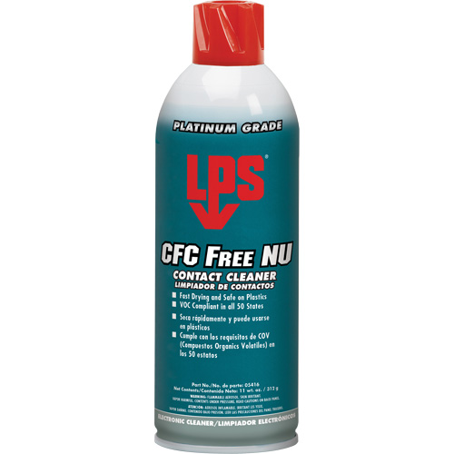Nettoyant pour contacts NU LVC sans CFC, Canette a&eacute;rosol D. Morneault & Fils