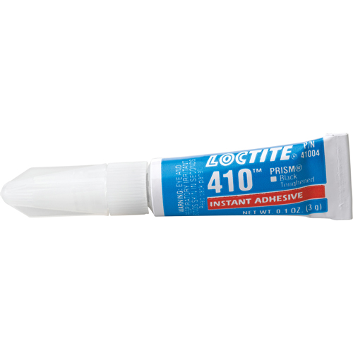 Adh&eacute;sif instantan&eacute; 410, Noir, Tube, 3 g D. Morneault & Fils
