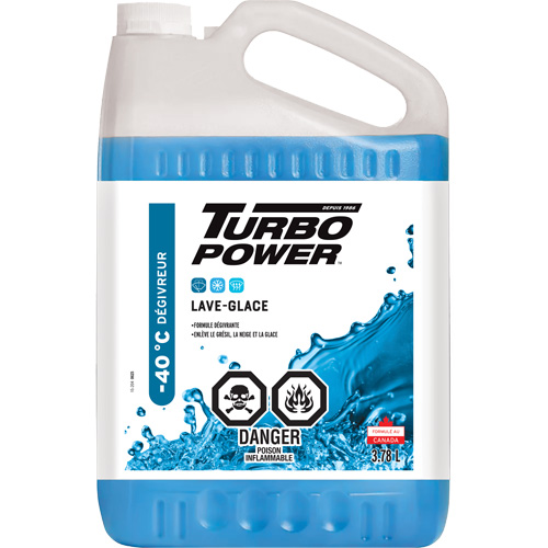 Turbo Power&reg; All-Season Windshield Washer Fluid, Jug, 3.78 L D. Morneault & Fils
