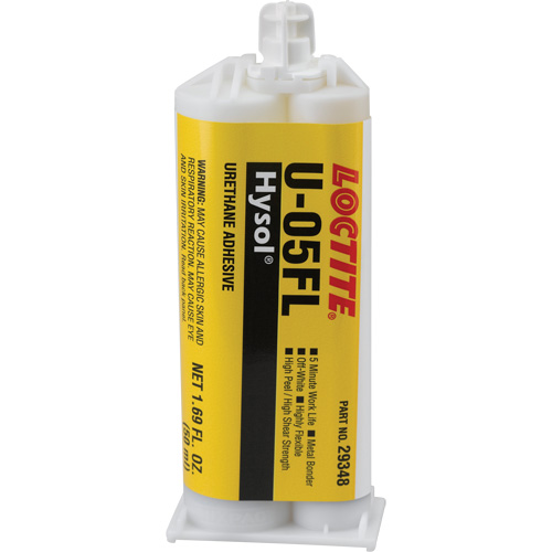 Hysol U-05FL Urethane Adhesive, Two-Part, Dual Cartridge, 90 g., Off-White D. Morneault & Fils