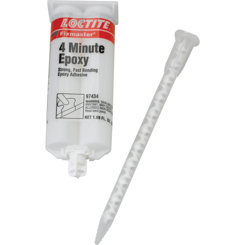 Fixmaster&reg; 4 Minute Adhesive, 50 ml, Dual Cartridge, Two-Part, Amber D. Morneault & Fils