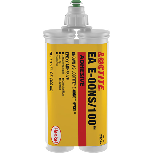 &eacute;poxyde Hysol E-00NS, 400 ml, Cartouche double, Deux composants, Translucide D. Morneault & Fils