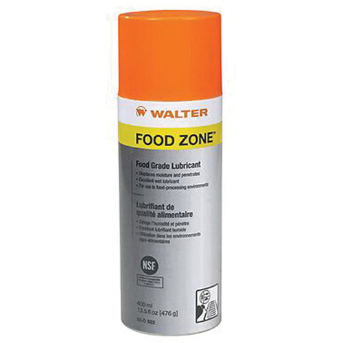 Lubrifiant alimentaire tout usage FOOD ZONE, Canette a&eacute;rosol D. Morneault & Fils