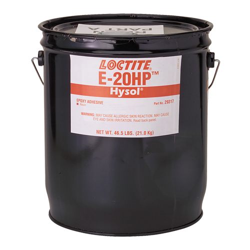 Adh&eacute;sifs structuraux &agrave; s&eacute;chage rapide E-20P, 5 gal., Seau, Deux composants, Blanc D. Morneault & Fils