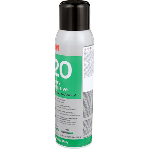 20 Heavy Duty Spray Adhesive, Clear, Aerosol Can D. Morneault & Fils