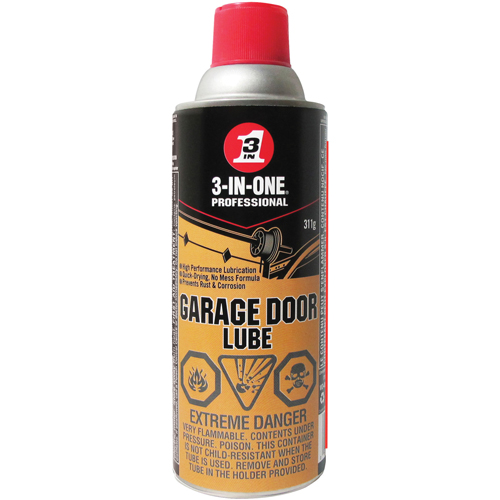 Lubrifiant 3-IN-1 pour porte de garage, Canette a&eacute;rosol D. Morneault & Fils