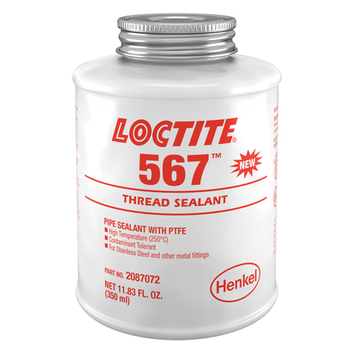 Scellant &agrave; filet haute temp&eacute;rature 567, Bouteille &agrave; dessus brosse, 350 ml,  D. Morneault & Fils