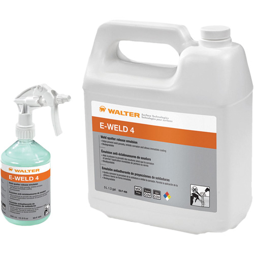 &eacute;mulsion anti-&eacute;claboussures de soudure E-Weld 4, Cruche D. Morneault & Fils