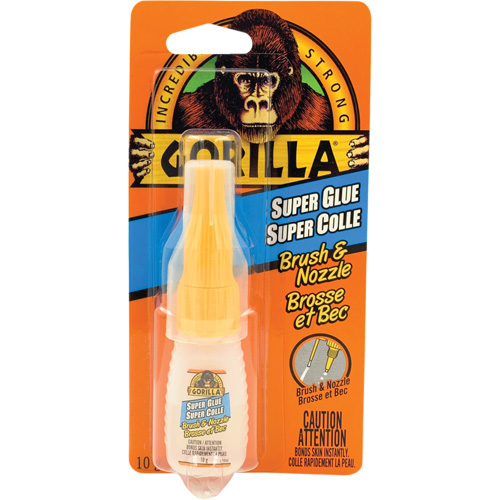 Super Glue Brush & Nozzle, 10 g, Bottle, Clear D. Morneault & Fils