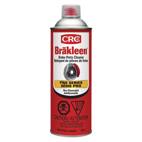 Produit de nettoyage ininflammable pour les freins de s&eacute;rie professionnelle Brakleen, Canette a&eacute;rosol D. Morneault & Fils