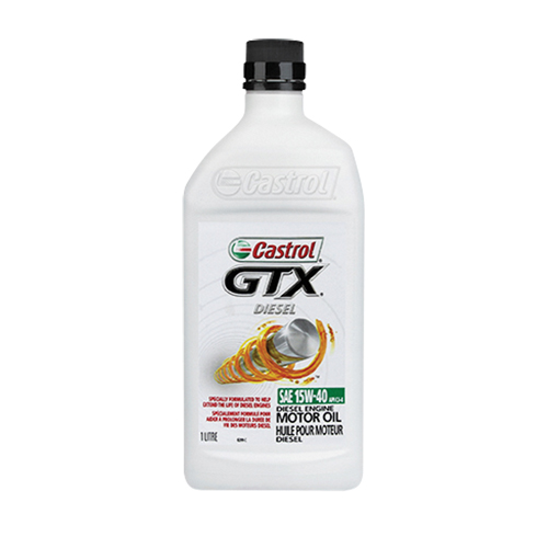Huile pour moteur diesel 15W40 GTX, 1 L, Bouteille D. Morneault & Fils