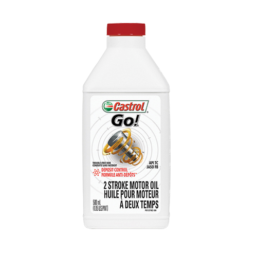 Huile pour moteur de moto Go!, 500 ml, Bouteille D. Morneault & Fils