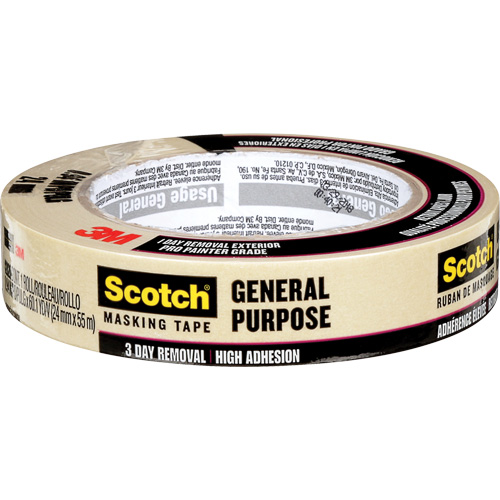 Ruban-cache &agrave; usage g&eacute;n&eacute;ral 2020 Scotch 2020, 24 mm (1") x 55 m (180'), Havane D. Morneault & Fils