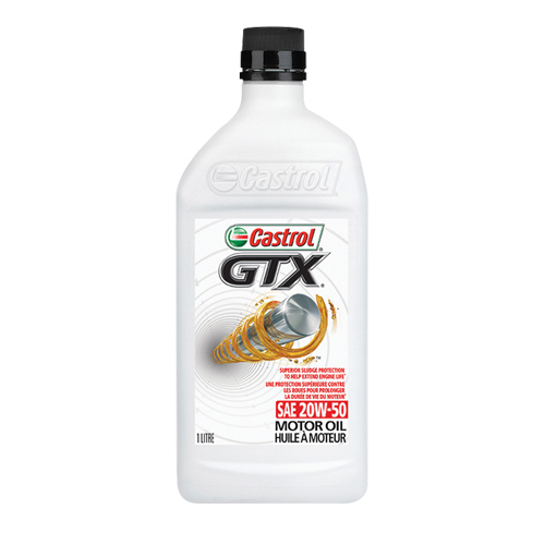 Huile &agrave; moteur 20W50 GTX, 1 L, Bouteille D. Morneault & Fils