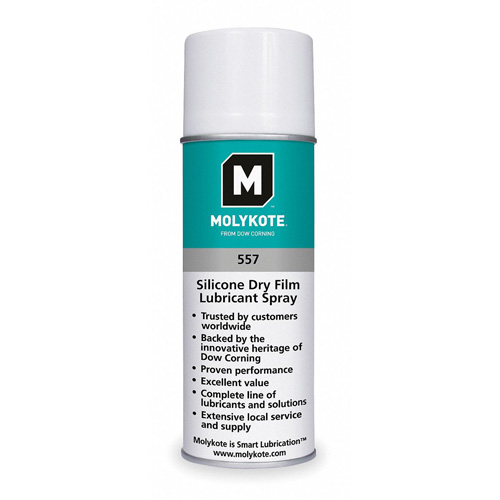 Molykote 557 Silicone Dry Film Lubricant, Aerosol Can D. Morneault & Fils
