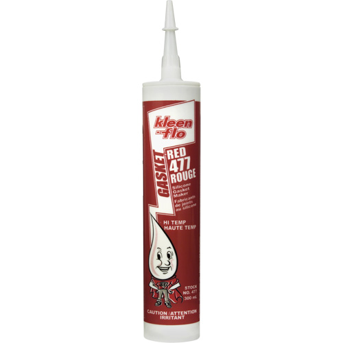 Hi-Temp Silicone Gasket Maker, Cartridge, Red D. Morneault & Fils