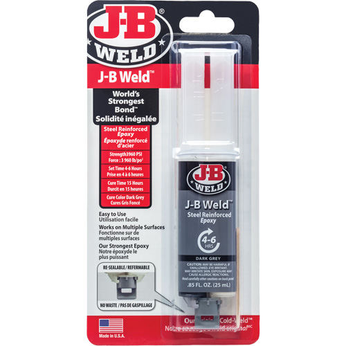 Adhesive, 25 ml, Syringe, Two-Part, Grey D. Morneault & Fils