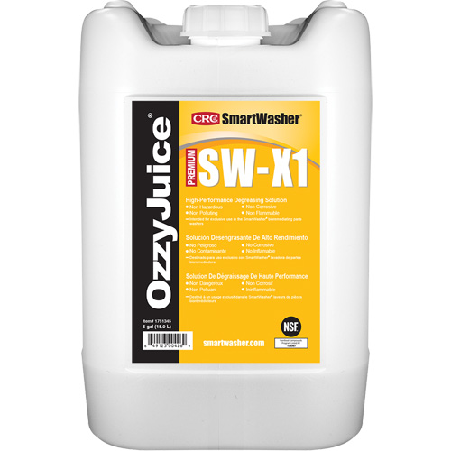 SmartWasher&reg; OzzyJuice&reg; SW-X1 HP Degreasing Solution, Jug D. Morneault & Fils