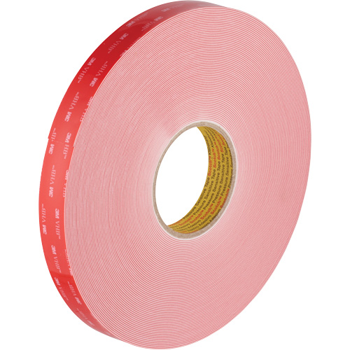 Ruban VHB, 32,9 m (108') lo x 1117,6 mm (44") la, 0,028 mm, Acrylique D. Morneault & Fils