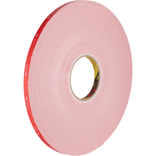 Ruban VHB, 32,9 m (108') lo x 12,7 mm (1/2") la, 62 mils, Acrylique D. Morneault & Fils