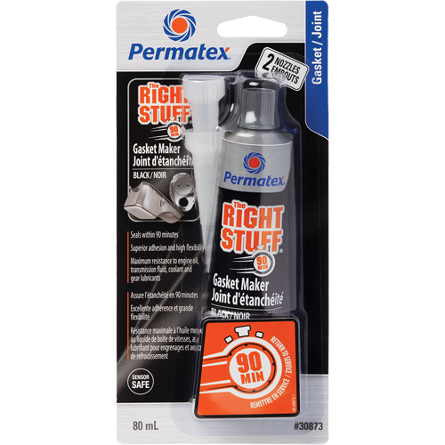 The Right Stuff&reg; 90 Minute Gasket Maker, Tube, Black D. Morneault & Fils