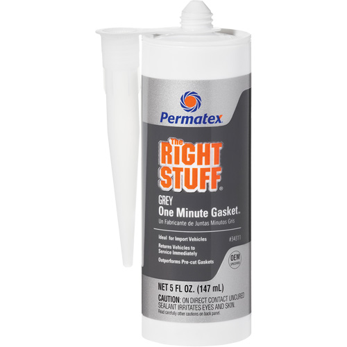 The Right Stuff&reg; Instant Gasket Maker, Cartridge, Grey D. Morneault & Fils