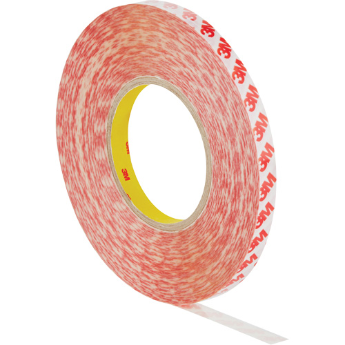 Double-Sided Adhesive Tape, Polyester, 19 mm (0.75") W x 50 m (164') L, 8 mils Thick D. Morneault & Fils