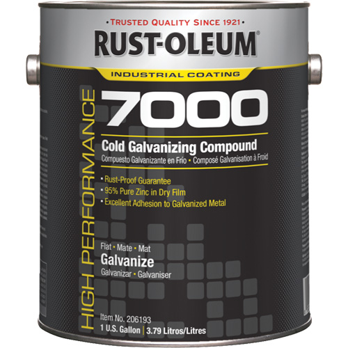 High-Performance 7000 System Cold Galvanizing Compound, Gallon D. Morneault & Fils