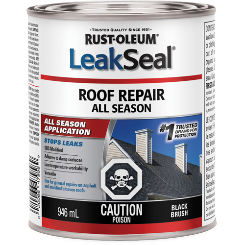 Produit de r&eacute;paration de toiture toutes saisons LeakSeal D. Morneault & Fils