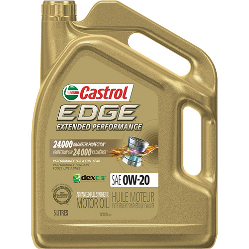 Edge&reg; Extended Performance 0W-20 Motor Oil, 5 L, Jug D. Morneault & Fils