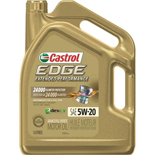 Edge&reg; Extended Performance 5W-20 Motor Oil, 5 L, Jug D. Morneault & Fils