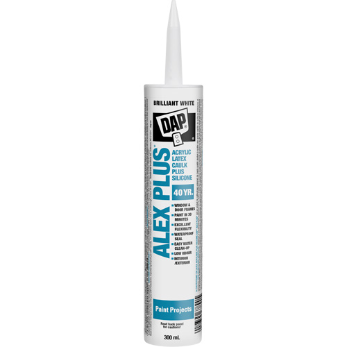 Alex Plus&reg; All Purpose Acrylic Latex Caulk Plus Silicone D. Morneault & Fils