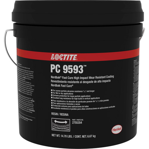 Rev&ecirc;tement de protection contre lusure 9593 Nordbak, Bleu, 10 kg, Seau D. Morneault & Fils