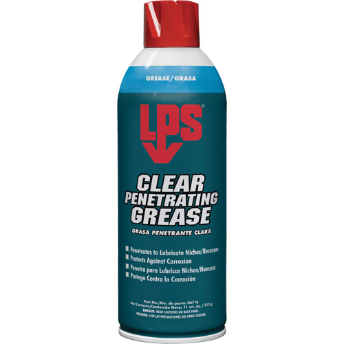 Clear Penetrating Grease, 11 oz., Aerosol Can D. Morneault & Fils